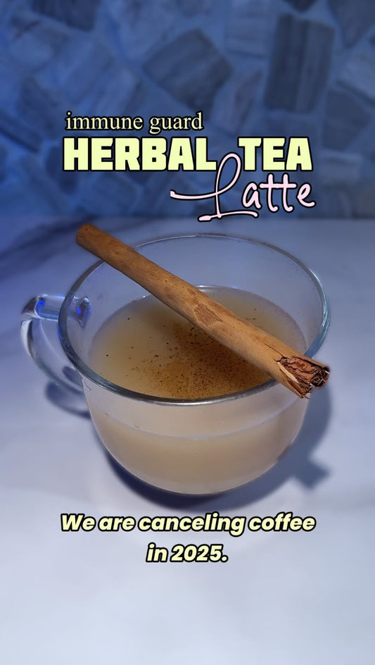 Your New Morning Ritual: Herbal Tea Latte with Immune Guard